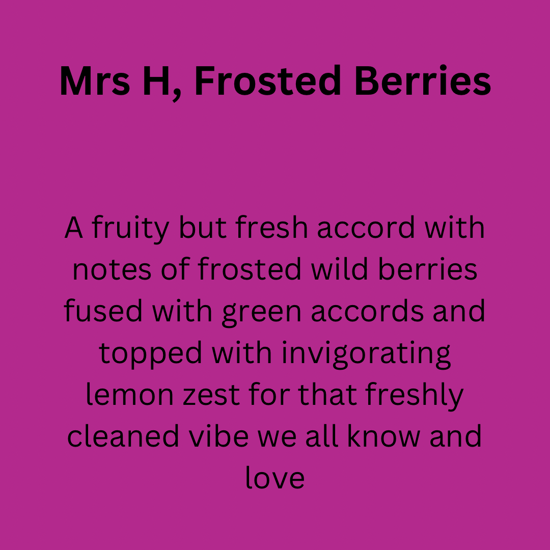 Mrs H, Frosted Berries Carpet Freshener