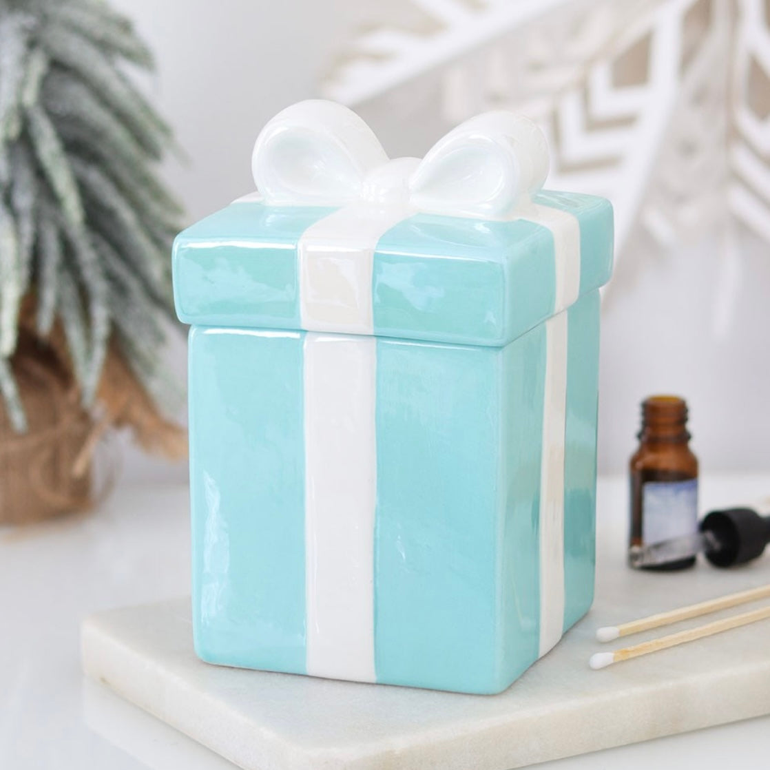 Blue Present Wax Burner