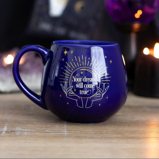 Blue Fortune Teller mug