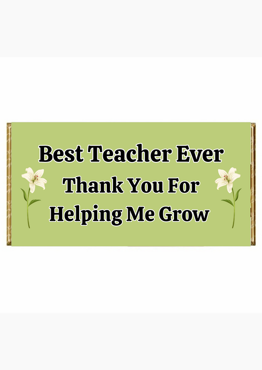 Personalised chocolate bar