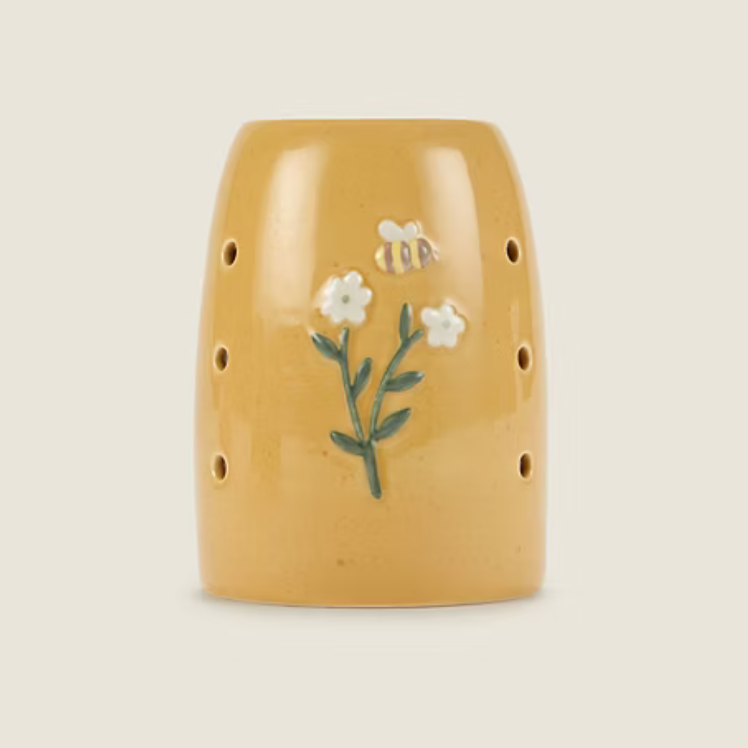 Flower & bee Tealight Wax burner
