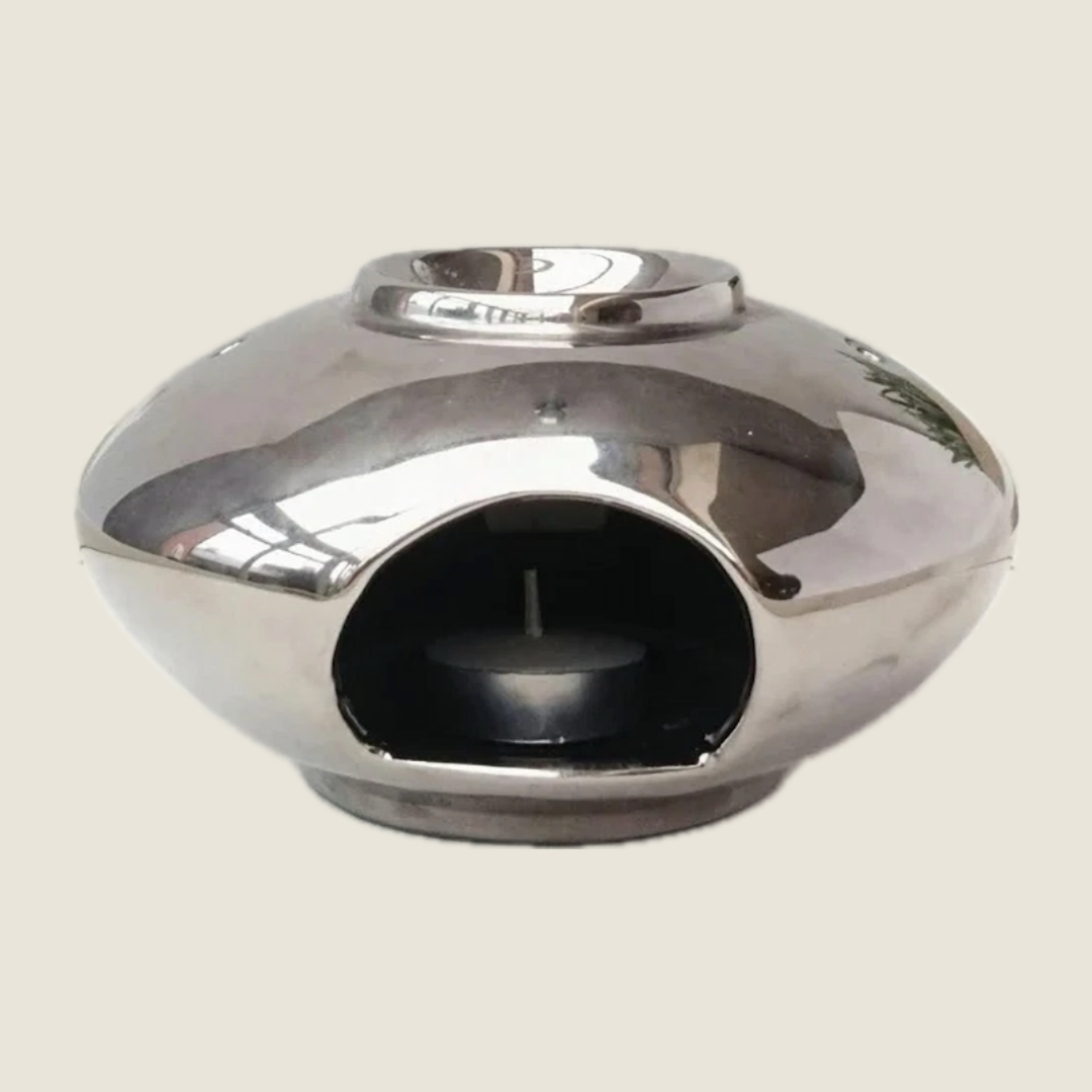 Silver Tealight Wax burner