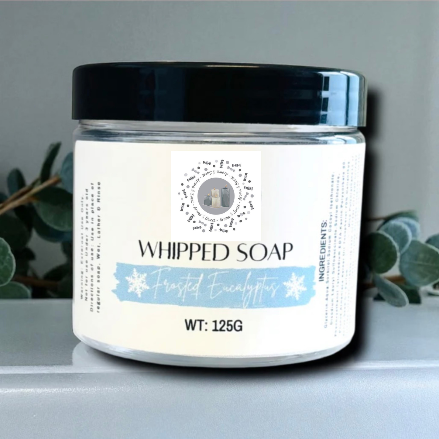 Frosted Eucalyptus Whipped Soap