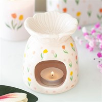 Tulip Print Wax Burner