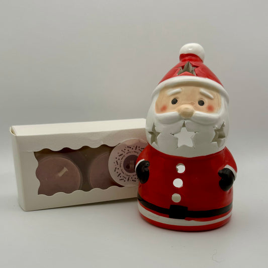 Santa Tealight holder