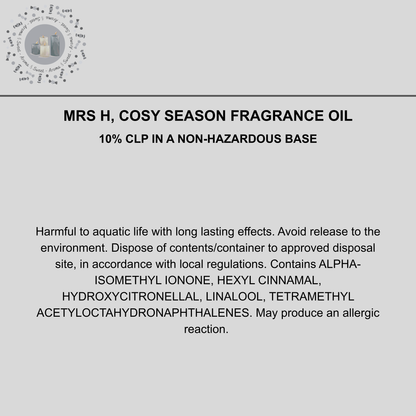 Mrs H, Cosy Season Carpet Freshener