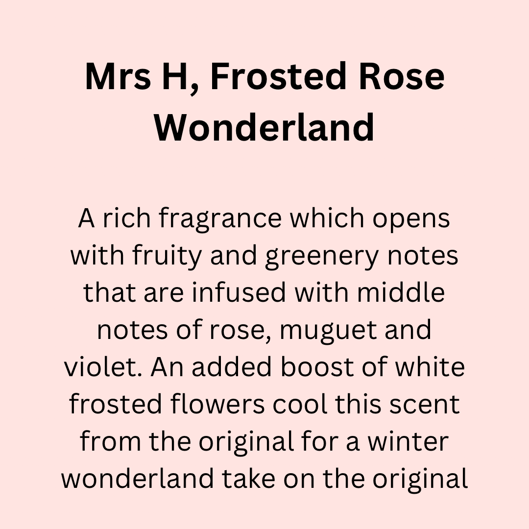 Mrs H, Frosted Rose Wonderland Carpet Freshener