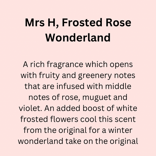 Mrs H, Frosted Rose Wonderland Room & Linen Spray