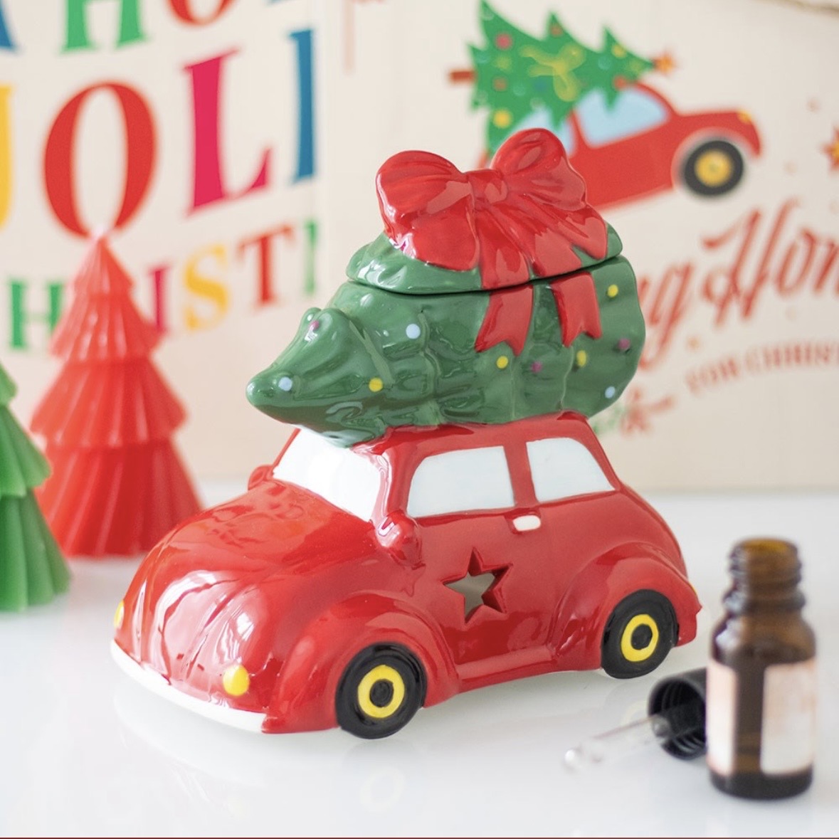 Christmas Tree & Car Tealight Wax burner