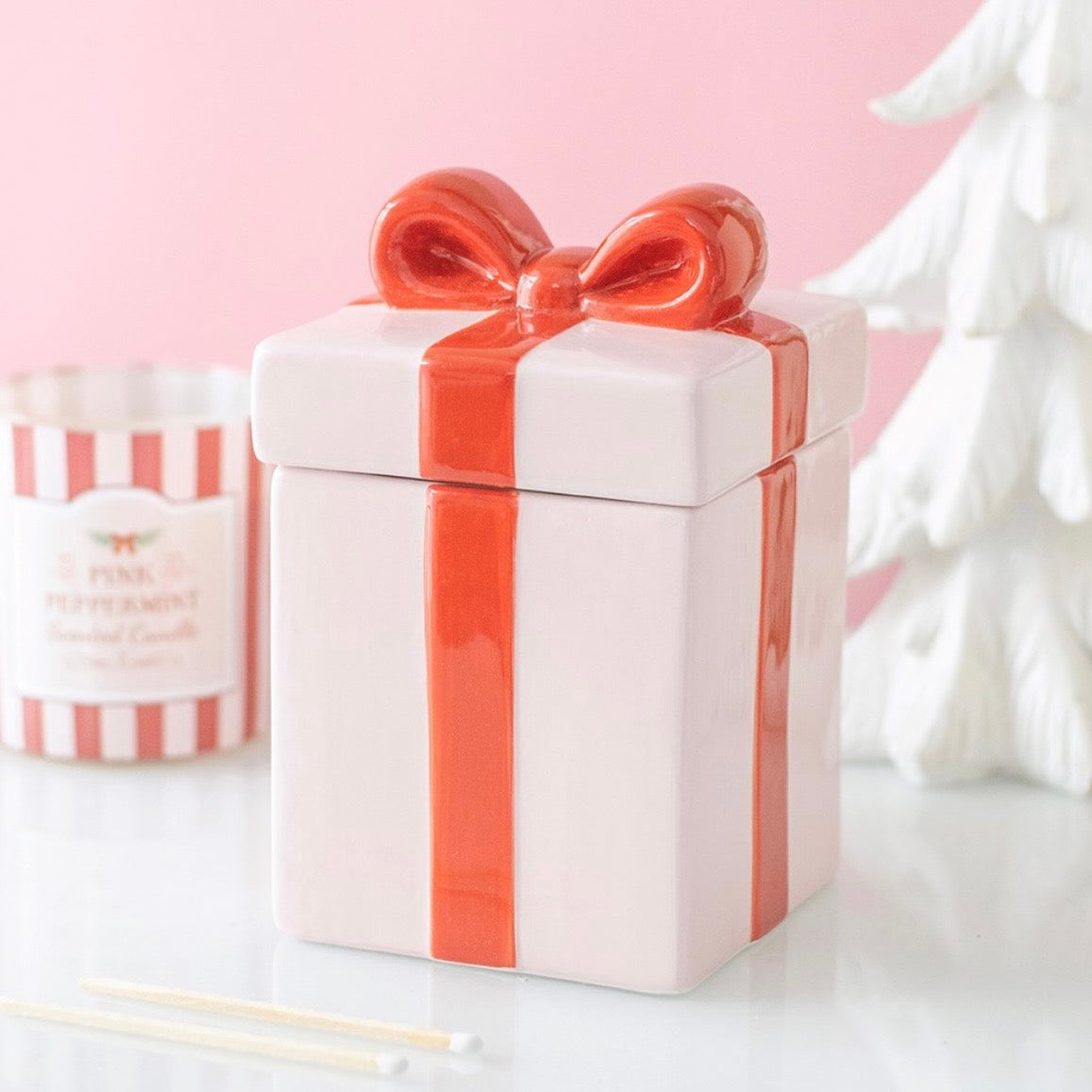 Pink Present Wax Burner