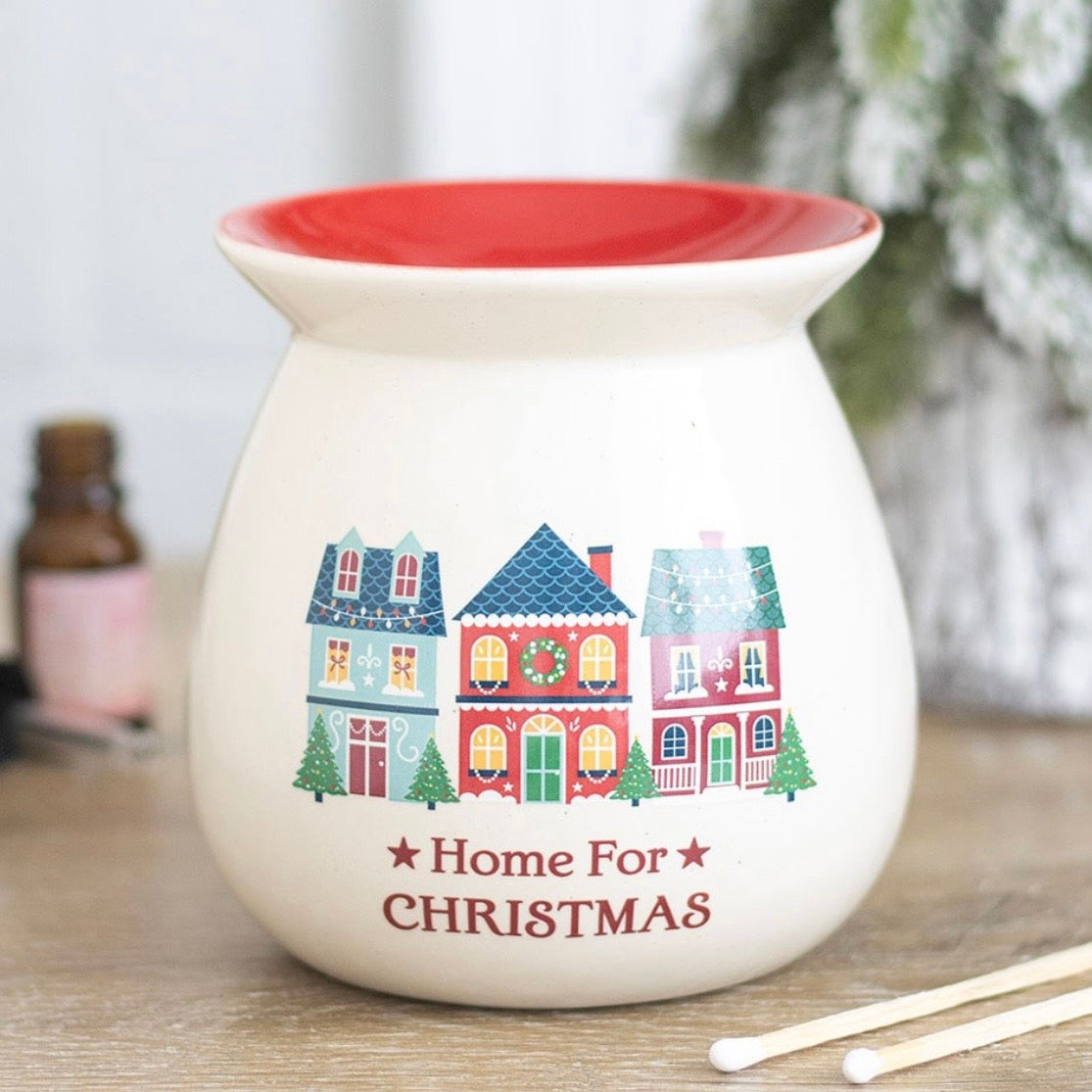 Home For Christmas Wax Burner