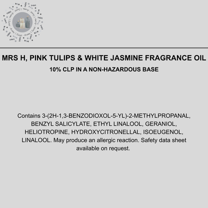 Mrs H, Pink Tulips & White Jasmine Carpet Freshener