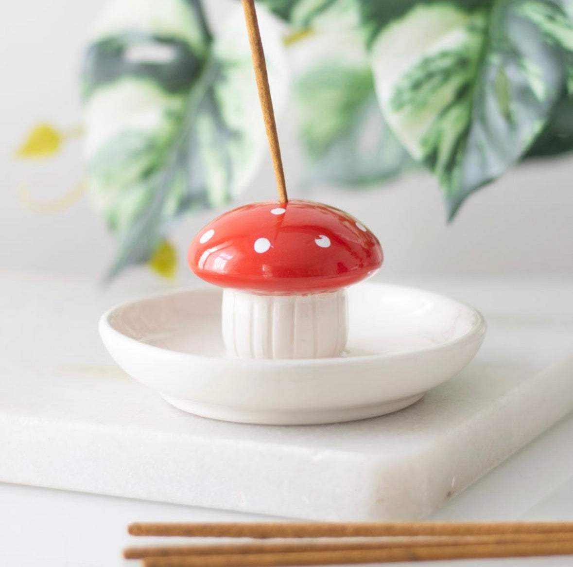 Mushroom Incense Stick Holder