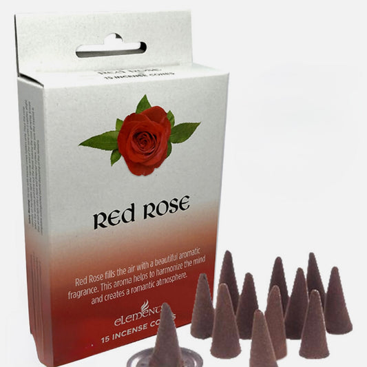 Red Rose Incense Cones