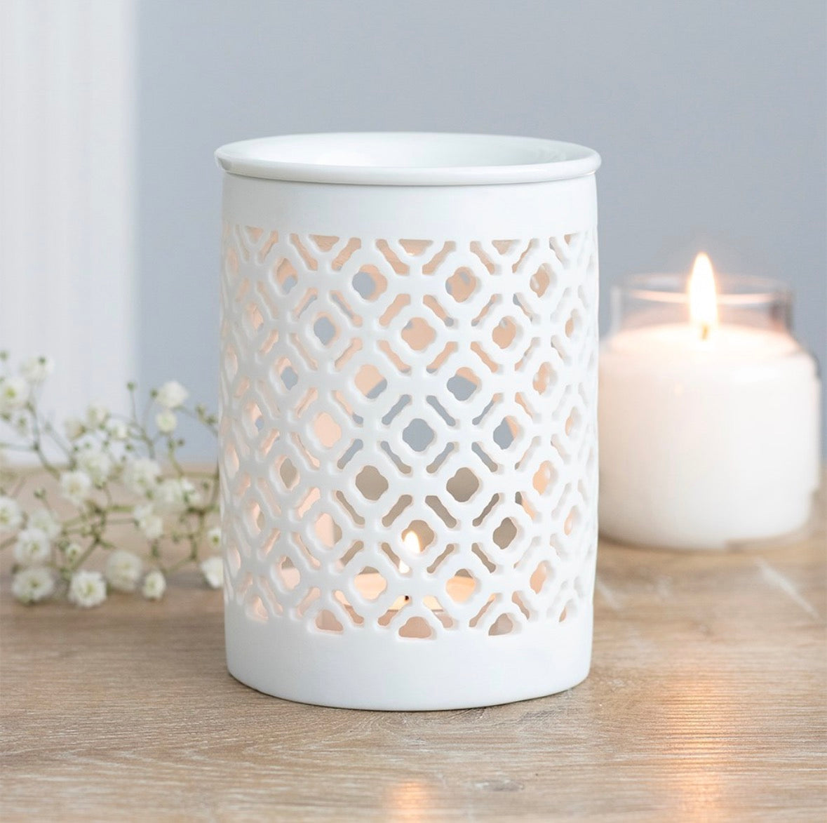 Lattice Cut Tealight Wax burner