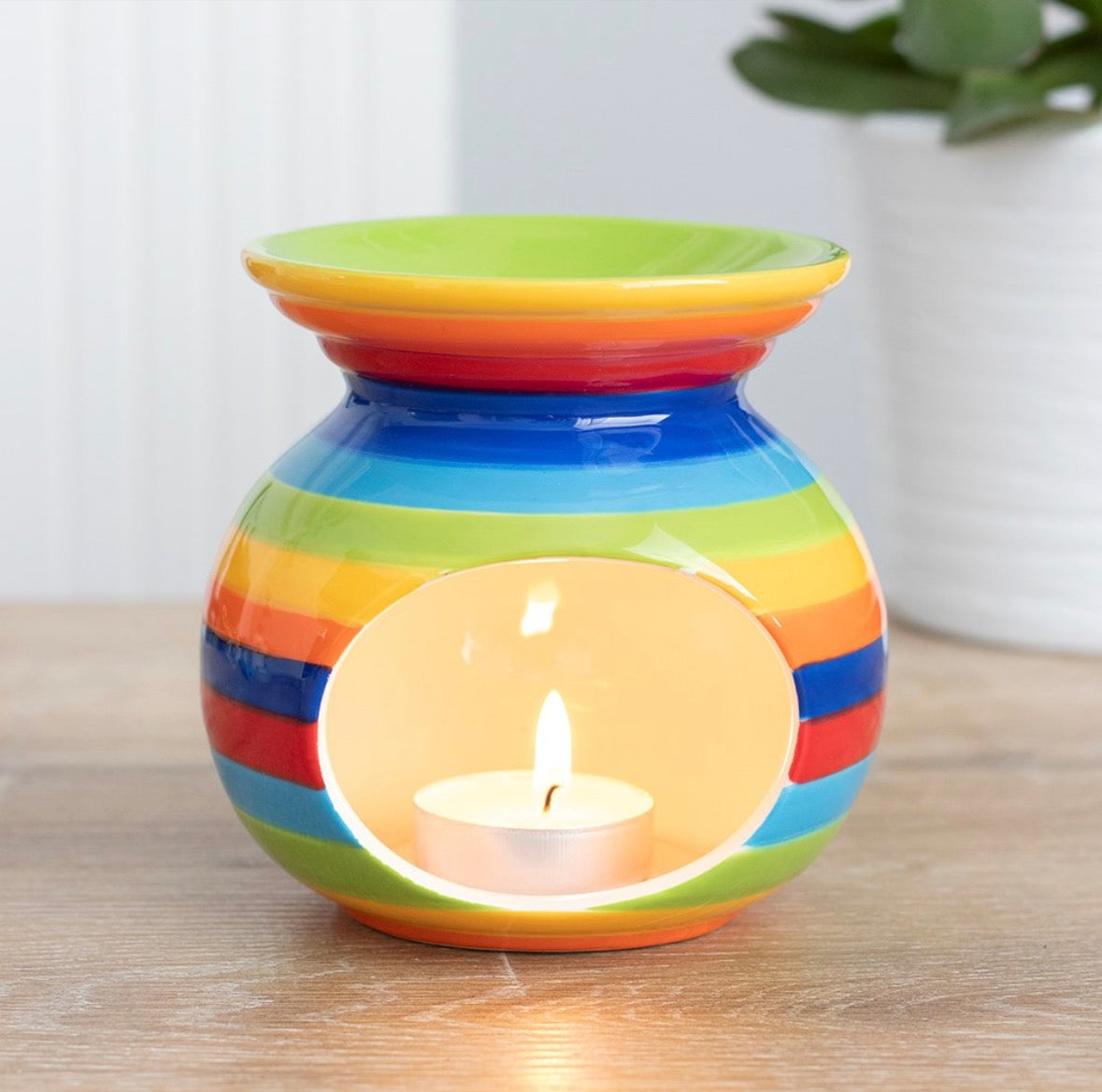 Rainbow Tealight Wax burner