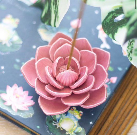 Water Lily Incense Stick Holder