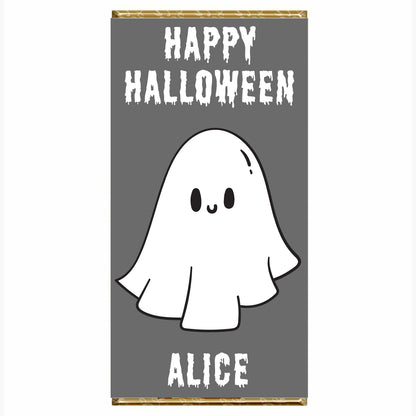 Halloween Personalised chocolate bar