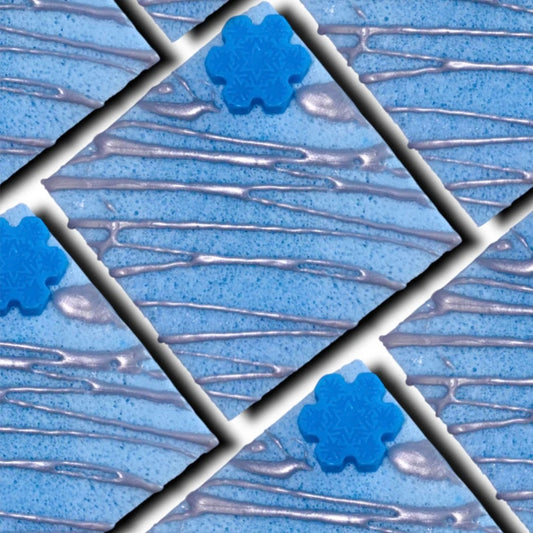 Small Frosted Eucalyptus Soap Sponge