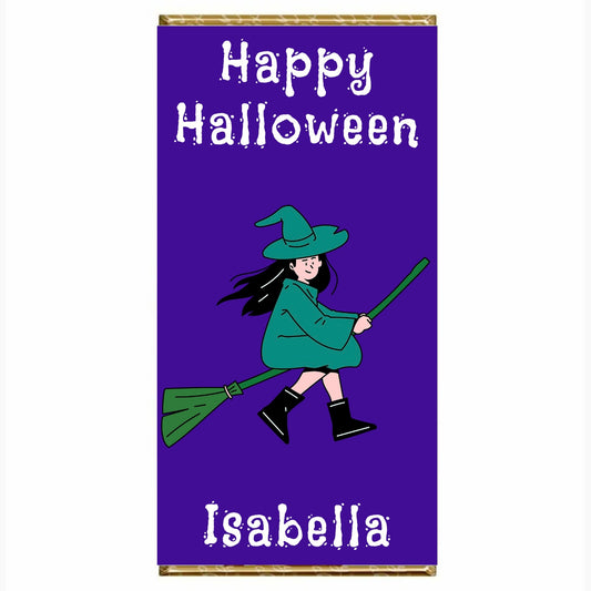 Halloween Personalised chocolate bar