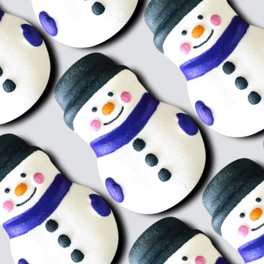 Purple Snowman Bathbomb