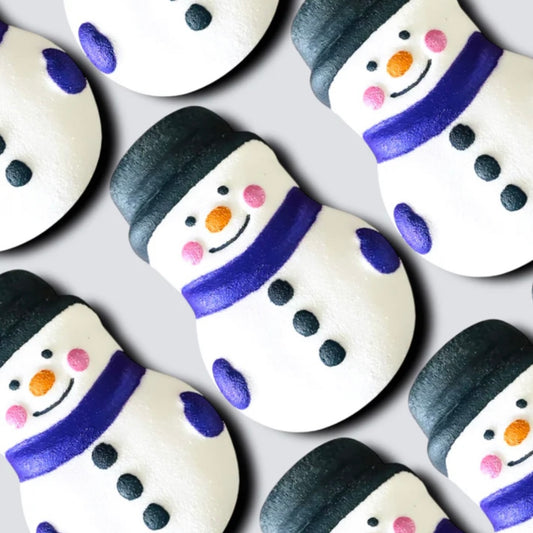 Purple Snowman Bathbomb