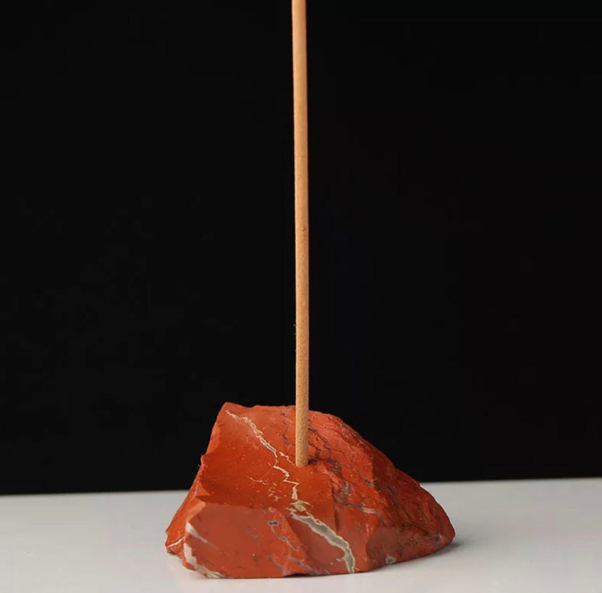 Red Jasper Incense Stick Holder