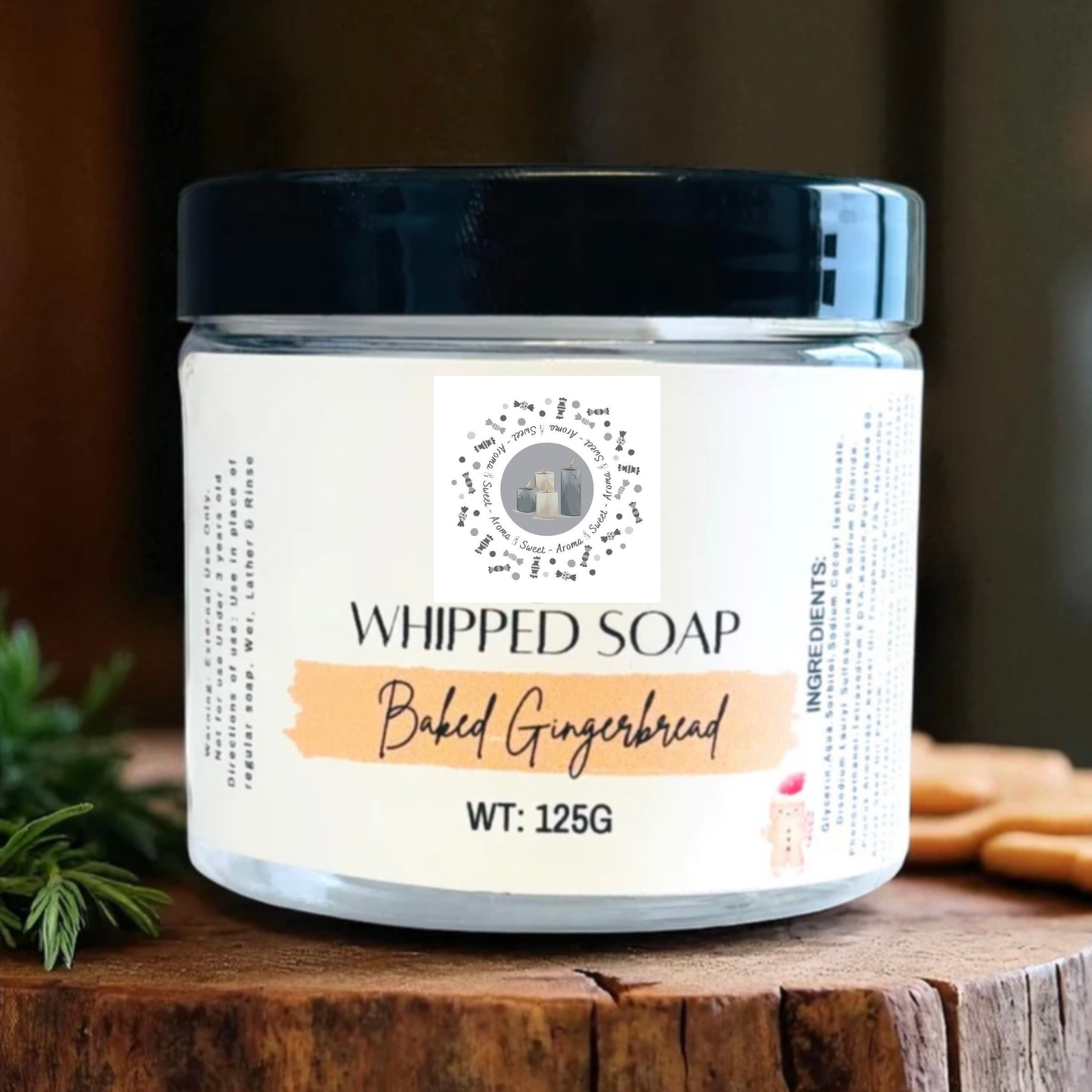 Baked Gingerbread Whipped Soap