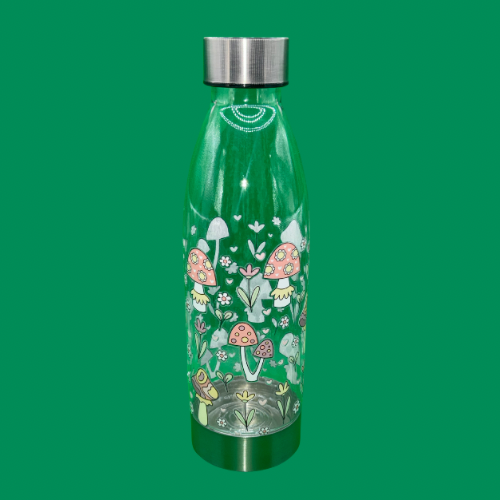 Mushroom & Flowers Drinks Bottle