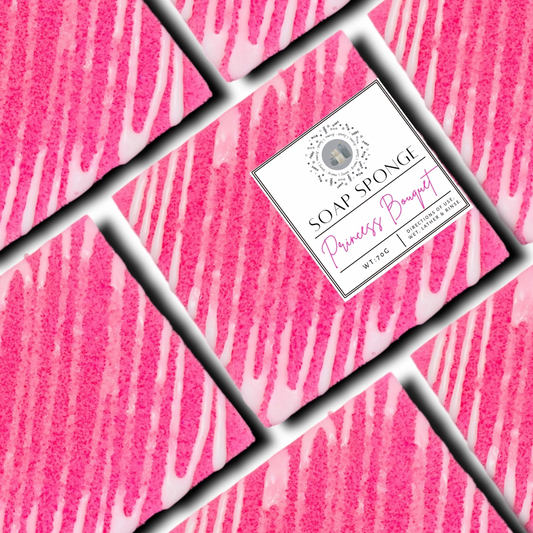 Princess Bouquet Small Soap Sponge