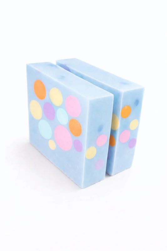 White Chocolate Soap Slice