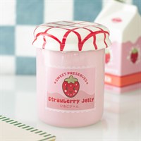 Strawberry Jelly Jar Wax Burner